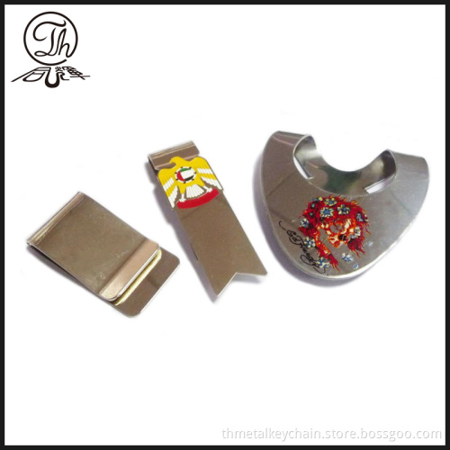 Mens money wallet clip and card holder